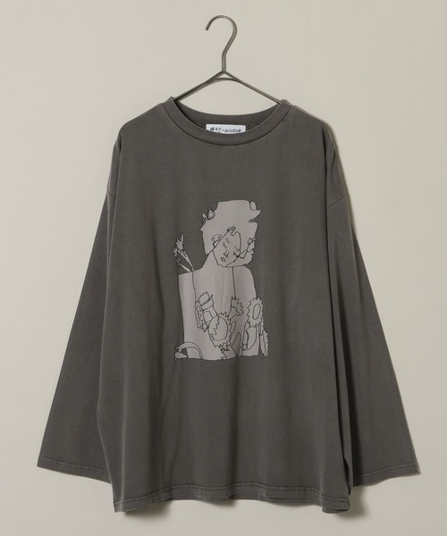 studio CLIP(スタディオクリップ)の「【嬉々!!CREATIVE×daily CLIP】ピグメントロングスリーブTシャツ(Tシャツ/カットソー・レディース・その他2/その他1・FREE)」の2枚目の写真