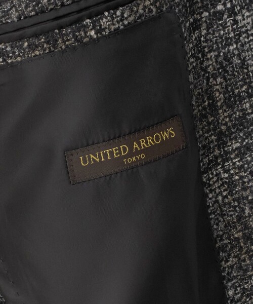 UNITED ARROWS(ユナイテッドアローズ)の「ブークレ チェック シングル 3ボタン テーラードジャケット CーMODEL(テーラードジャケット・メンズ・ダークグレー・48/50/46)」の16枚目の写真