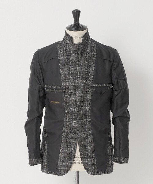 UNITED ARROWS(ユナイテッドアローズ)の「ブークレ チェック シングル 3ボタン テーラードジャケット CーMODEL(テーラードジャケット・メンズ・ダークグレー・48/50/46)」の17枚目の写真