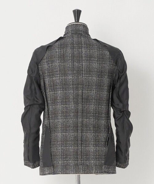 UNITED ARROWS(ユナイテッドアローズ)の「ブークレ チェック シングル 3ボタン テーラードジャケット CーMODEL(テーラードジャケット・メンズ・ダークグレー・48/50/46)」の18枚目の写真