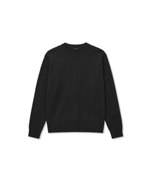 エッセンシャルクルーネックニット（10色）
