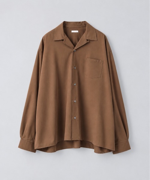 KANEMASA PHIL.(カネマサフィル)の「46G Ether Shirt(シャツ/ブラウス・メンズ・ブラック/ブラウン/ホワイト・M/L)」の1枚目の写真