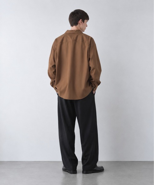 KANEMASA PHIL.(カネマサフィル)の「46G Ether Shirt(シャツ/ブラウス・メンズ・ブラック/ブラウン/ホワイト・M/L)」の5枚目の写真
