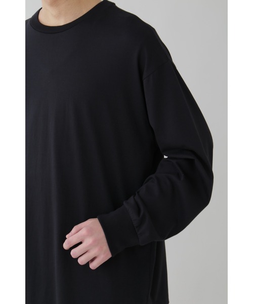 YLEVE（イレーヴ）の「YLEVE / SOFT ORGANIC COTTON P/O（Tシャツ/カットソー・メンズ・ブラック・4）」の2枚目の写真