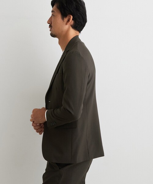 THE SHOP TK （ザ ショップ ティーケー ）の「AVANTメランジ ジャケット（テーラードジャケット・メンズ・ダークオリーブ/ネイビー・02/03/04/01）」の3枚目の写真