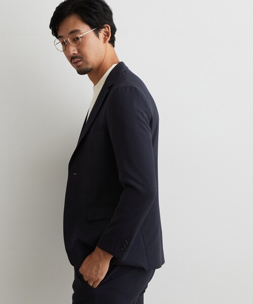 THE SHOP TK （ザ ショップ ティーケー ）の「AVANTメランジ ジャケット（テーラードジャケット・メンズ・ダークオリーブ/ネイビー・02/03/04/01）」の7枚目の写真