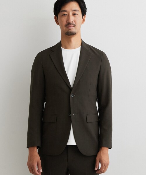 THE SHOP TK （ザ ショップ ティーケー ）の「AVANTメランジ ジャケット（テーラードジャケット・メンズ・ダークオリーブ/ネイビー・02/03/04/01）」の11枚目の写真