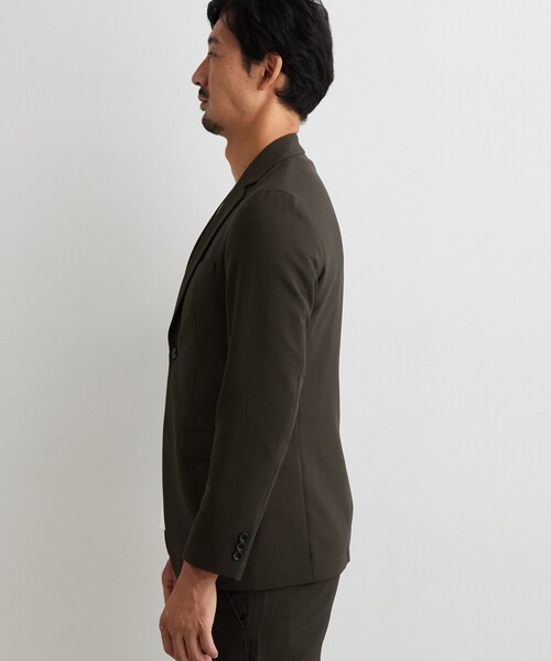 THE SHOP TK （ザ ショップ ティーケー ）の「AVANTメランジ ジャケット（テーラードジャケット・メンズ・ダークオリーブ/ネイビー・02/03/04/01）」の12枚目の写真