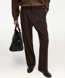 Essential Wide Fit Side Adjuster Pants (Brown) TNPA6F111W2