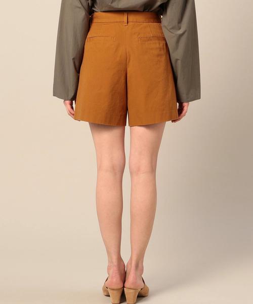 BEAUTY&YOUTH UNITED ARROWS(ビューティーアンドユースユナイテッドアローズ)の「BY コットンダックショートパンツ ◆(その他パンツ・レディース・ネイビー/マスタード・MEDIUM/SMALL)」の3枚目の写真