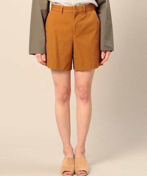 BEAUTY&YOUTH UNITED ARROWS(ビューティーアンドユースユナイテッドアローズ)の「BY コットンダックショートパンツ ◆(その他パンツ・レディース・ネイビー/マスタード・MEDIUM/SMALL)」の4枚目の写真
