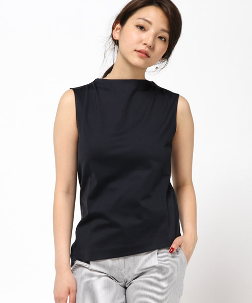 FIGARO Paris（フィガロパリ）の「36Gポンチボトルネックプルオーバー◆（Tシャツ/カットソー・レディース・ネイビー/ホワイト・36/38）」の11枚目の写真