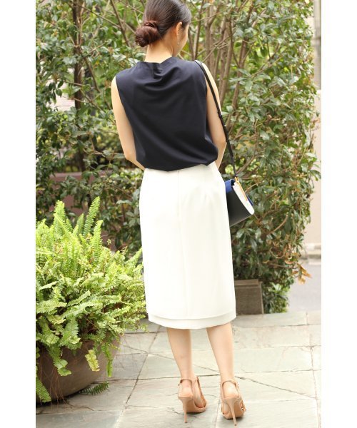 FIGARO Paris（フィガロパリ）の「36Gポンチボトルネックプルオーバー◆（Tシャツ/カットソー・レディース・ネイビー/ホワイト・36/38）」の12枚目の写真