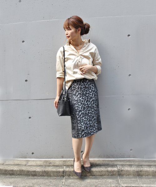 Finamore（フィナモレ）の「Finamore Napoli BIGシルエットシャツ◆（シャツ/ブラウス・レディース・ベージュ・40）」の12枚目の写真