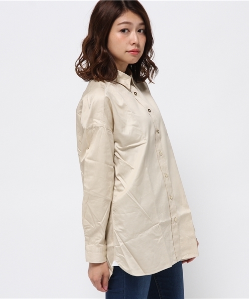 Finamore（フィナモレ）の「Finamore Napoli BIGシルエットシャツ◆（シャツ/ブラウス・レディース・ベージュ・40）」の11枚目の写真