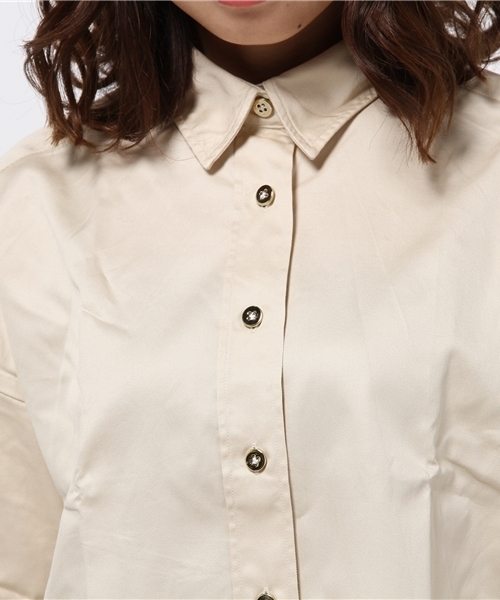 Finamore（フィナモレ）の「Finamore Napoli BIGシルエットシャツ◆（シャツ/ブラウス・レディース・ベージュ・40）」の7枚目の写真