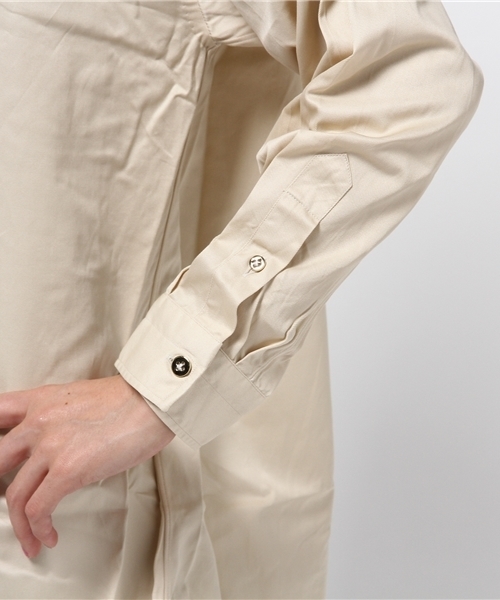 Finamore（フィナモレ）の「Finamore Napoli BIGシルエットシャツ◆（シャツ/ブラウス・レディース・ベージュ・40）」の8枚目の写真