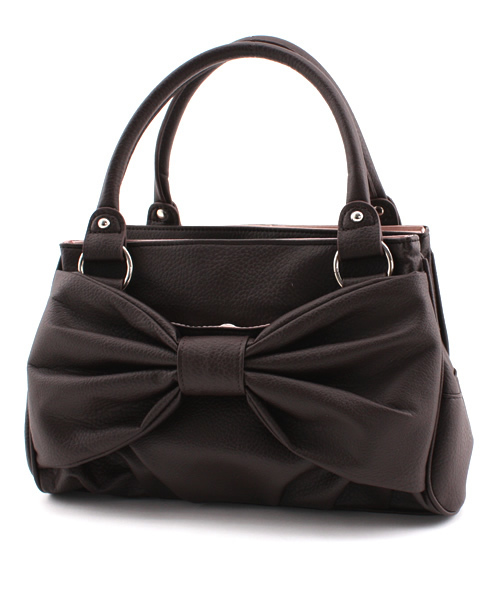 earth music&ecology（アースミュージックアンドエコロジー）の「Ribbon Mini/Bag（ボストンバッグ・レディース・ブラック/ベージュ/ブラウン/アイボリー/シルバー系その他・FREE）」の6枚目の写真