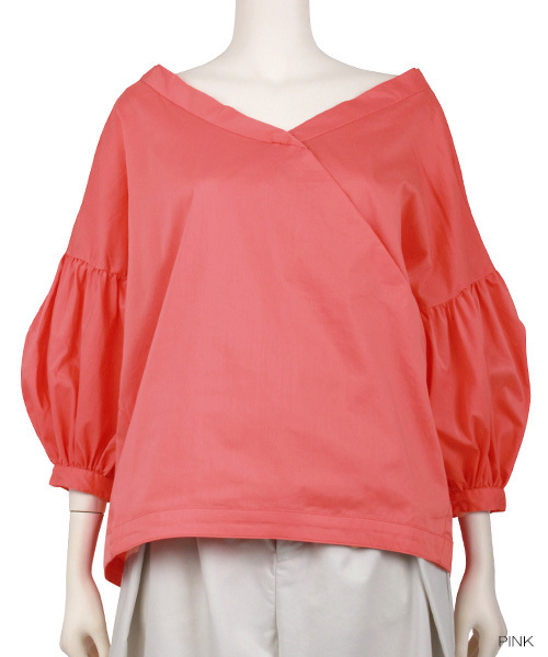 RANDA（ランダ）の「ルーズブラウス（シャツ/ブラウス・レディース・ライトピンク/ホワイト/ピンク/イエロー/イエロー系その他/ブルー・0/1）」の5枚目の写真