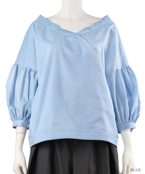 RANDA（ランダ）の「ルーズブラウス（シャツ/ブラウス・レディース・ライトピンク/ホワイト/ピンク/イエロー/イエロー系その他/ブルー・0/1）」の3枚目の写真