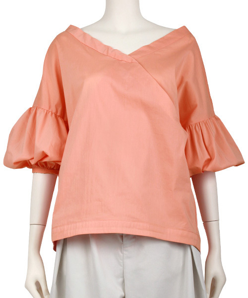 RANDA（ランダ）の「ルーズブラウス（シャツ/ブラウス・レディース・ライトピンク/ホワイト/ピンク/イエロー/イエロー系その他/ブルー・0/1）」の8枚目の写真