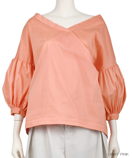 RANDA（ランダ）の「ルーズブラウス（シャツ/ブラウス・レディース・ライトピンク/ホワイト/ピンク/イエロー/イエロー系その他/ブルー・0/1）」の9枚目の写真