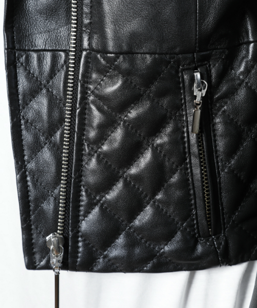 ライダースジャケット eimy istoire - eimy istoire leather riders jacket eimy istoire（エイミーイストワール）の「quilting leather