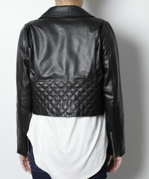 ライダースジャケット eimy istoire - eimy istoire leather riders jacket eimy istoire（エイミーイストワール）の「quilting leather