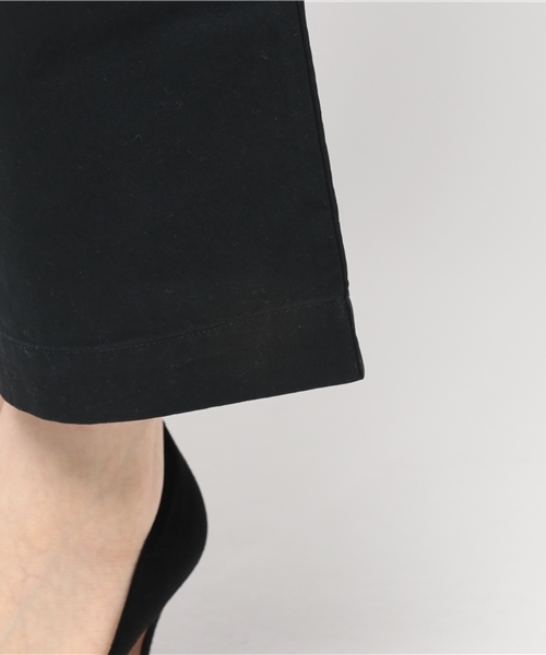 Honeys（ハニーズ）の「チノワイドパンツアンクル丈（チノパンツ・レディース・キャメル/ライトベージュ/ネイビー/ブラック/カーキ/オレンジ/ブラウン/ベージュ・S/LL/L/M）」の18枚目の写真