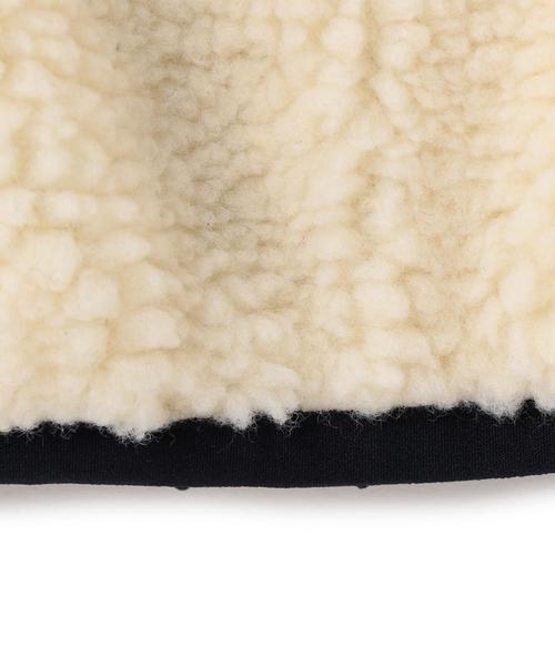 green label relaxing（グリーンレーベルリラクシング）の「【ベビー】ボアジップ ブルゾン（ブルゾン・キッズ・オフホワイト/ネイビー・85）」の5枚目の写真