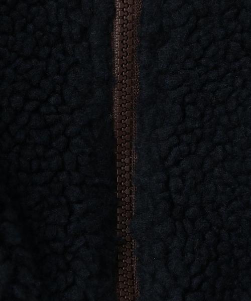 green label relaxing（グリーンレーベルリラクシング）の「【ベビー】ボアジップ ブルゾン（ブルゾン・キッズ・オフホワイト/ネイビー・85）」の7枚目の写真