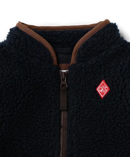 green label relaxing（グリーンレーベルリラクシング）の「【ベビー】ボアジップ ブルゾン（ブルゾン・キッズ・オフホワイト/ネイビー・85）」の8枚目の写真