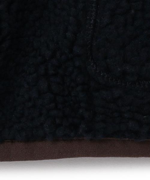 green label relaxing（グリーンレーベルリラクシング）の「【ベビー】ボアジップ ブルゾン（ブルゾン・キッズ・オフホワイト/ネイビー・85）」の4枚目の写真