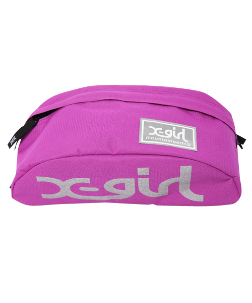X-girl（エックスガール）の「MOUNTAINEERING BODY BAG（ショルダーバッグ・レディース・ブラック/パープル/レッド・ONE SIZE）」の4枚目の写真