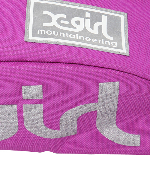 X-girl（エックスガール）の「MOUNTAINEERING BODY BAG（ショルダーバッグ・レディース・ブラック/パープル/レッド・ONE SIZE）」の10枚目の写真