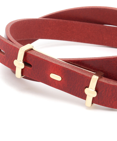 DouDou（ドゥドゥ）の「本革ベルト（ベルト・レディース・ブラック/ホワイト/ダークブラウン/レッド・FREE）」の11枚目の写真