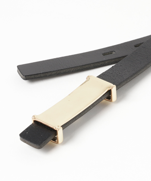 DouDou（ドゥドゥ）の「本革ベルト（ベルト・レディース・ブラック/ホワイト/ダークブラウン/レッド・FREE）」の5枚目の写真