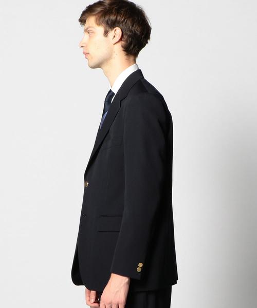 【美品】ビューティー＆ユース　ファー付きウールジャケット　ネイビー　K1423 beauty \u0026 youth united arrows ファーコートの通販