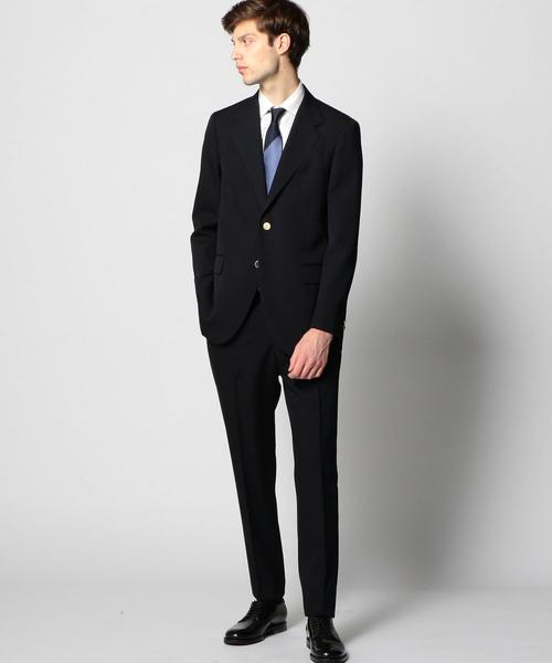 美品　ユナイテッドアローズ　トラベルスーツ　アンコンジャケット　ダブル　ネイビー BEAUTY&YOUTH UNITED ARROWS（ビューティーアンドユース