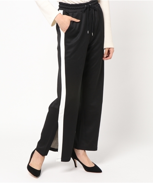 WEGO（ウィゴー）の「WEGO/スリットラインワイドパンツ（その他パンツ・レディース・ブラック・FREE）」の9枚目の写真