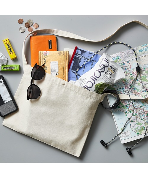 United Athle（ユナイテッドアスレ）の「United Athle/レギュラーキャンバス 無地 サコッシュ（ショルダーバッグ・レディース・ブラック/ホワイト/その他2/その他/その他1/グレー/レッド/ネイビー・FREE）」の19枚目の写真