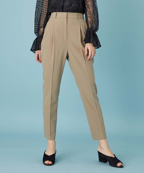 UNITED TOKYO（ユナイテッドトウキョウ）の「ウォッシャブルパンツ（その他パンツ・レディース・ブラック/ベージュ/ピンク/グリーン/グレー・1/2）」の3枚目の写真