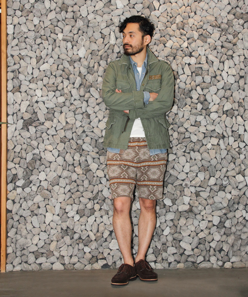 BEAMS（ビームス）の「○O/R STUDS M-65（ミリタリージャケット・メンズ・オリーブ・SMALL/MEDIUM/LARGE/X-LARGE）」の3枚目の写真