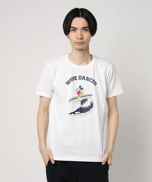セール Disney ディズニー Surf Mickey T Shirt Wave Dancer Tシャツ カットソー Mickey Mouse ミッキーマウス のファッション通販 Zozotown