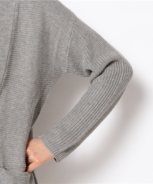 Jewel Changes（ジュエルチェンジズ）の「JOC TCL/C Wマエ ショール カーディガン / ダブルボタン（カーディガン/ボレロ・レディース・グレー/ナチュラル・フリー）」の8枚目の写真