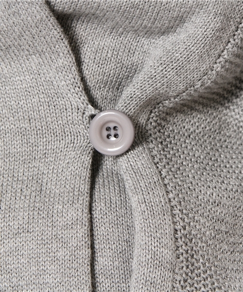 Jewel Changes（ジュエルチェンジズ）の「JOC TCL/C Wマエ ショール カーディガン / ダブルボタン（カーディガン/ボレロ・レディース・グレー/ナチュラル・フリー）」の11枚目の写真