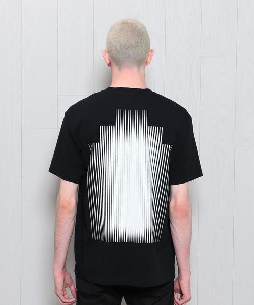 C.E（シーイー）の「＜C.E＞ZIGGURAT T-SHIRT/Tシャツ ◆（Tシャツ/カットソー・メンズ・ブラック/ホワイト・MEDIUM/X-LARGE）」の12枚目の写真