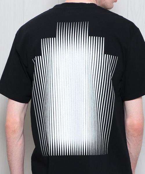 C.E（シーイー）の「＜C.E＞ZIGGURAT T-SHIRT/Tシャツ ◆（Tシャツ/カットソー・メンズ・ブラック/ホワイト・MEDIUM/X-LARGE）」の9枚目の写真