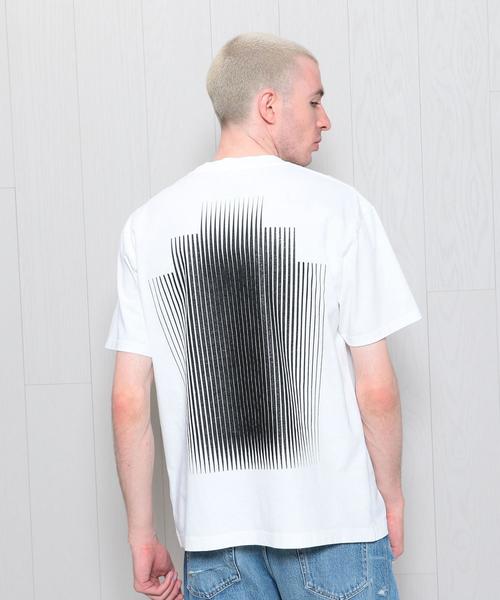 C.E（シーイー）の「＜C.E＞ZIGGURAT T-SHIRT/Tシャツ ◆（Tシャツ/カットソー・メンズ・ブラック/ホワイト・MEDIUM/X-LARGE）」の6枚目の写真