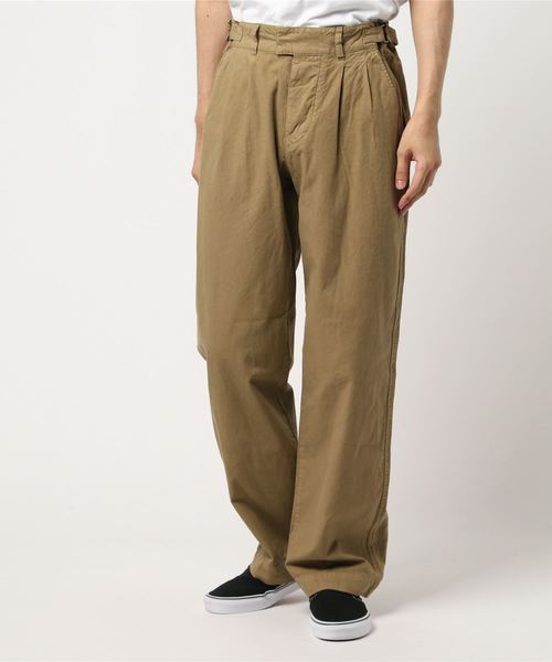 MHL.（エムエイチエル）の「BRUSHED DRY COTTON CANVAS（その他パンツ・メンズ・ベージュ/チャコール・SMALL/MEDIUM/LARGE）」の2枚目の写真